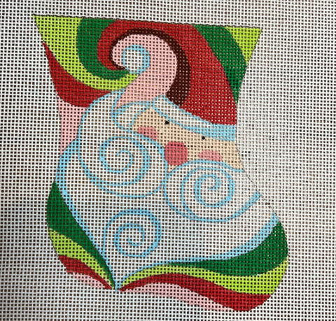 Santa Swirl Stocking (Heidi Stanley)
