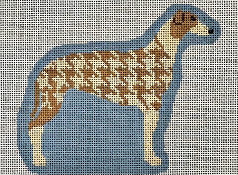 Houndstooth Dog/Brown (Froopy Designs)