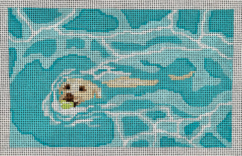 Yellow Labrador Swimming (Froopy Designs)