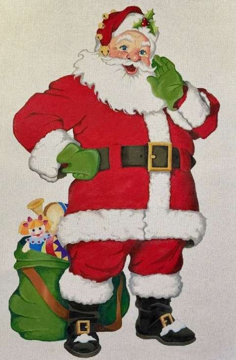 Giant Santa w/Bag of Toys (Raymond M Crawford)