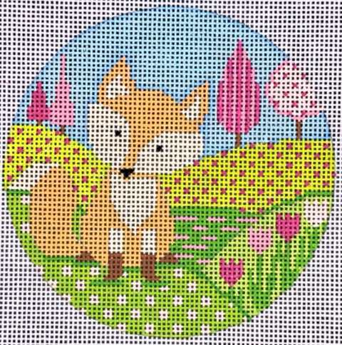 Fox Ornament - Spring (Eye Candy)