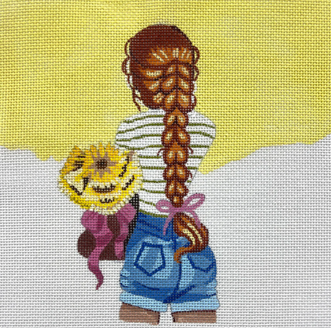 Sunflowers and Red Braids (Alice Peterson)