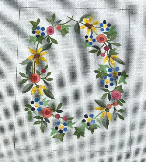 Multi Floral Oval (Ann Wheat Pace)
