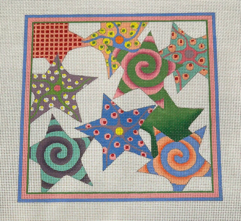 Pastel Multi Stars (Ann Wheat Pace)