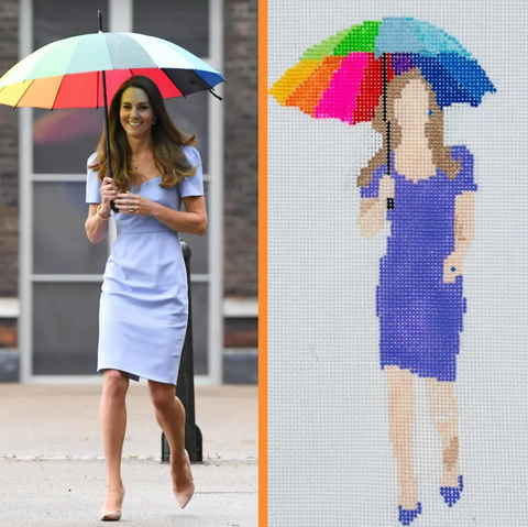 Kate Rainbow Umbrella (Froopy Designs)