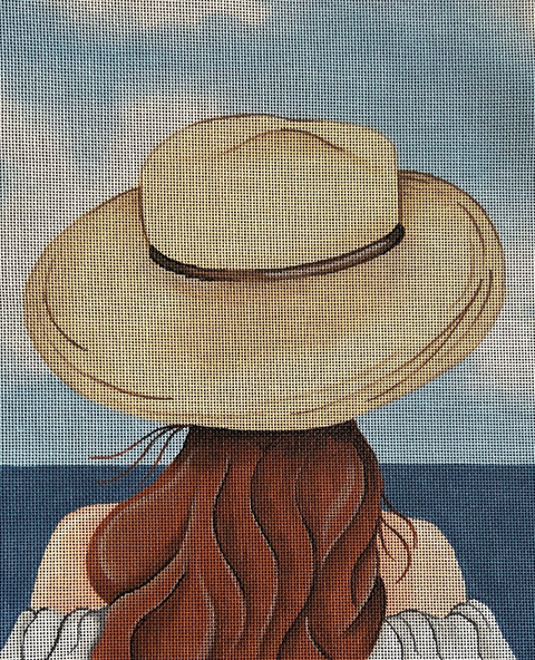 Large Straw Hat (Rose Hill Designs)