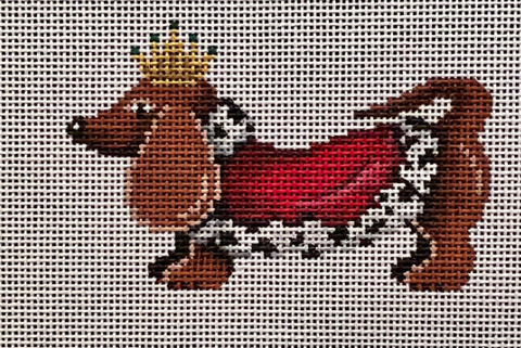 Dachshund - Royalty w/Robe and Crown (Patti Mann)