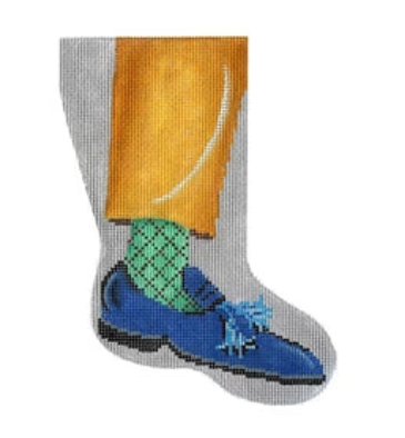 Mini Sock - Blue Suede Loafer (Patti Mann)