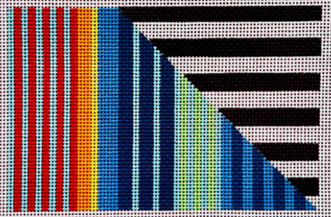 Striped Geometric Acrylic Purse Insert (KCN Designers)