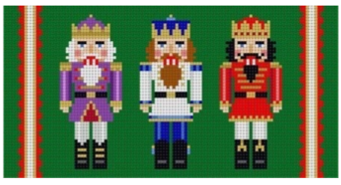Nutcrackers Trio (Susan Roberts Needlepoint)
