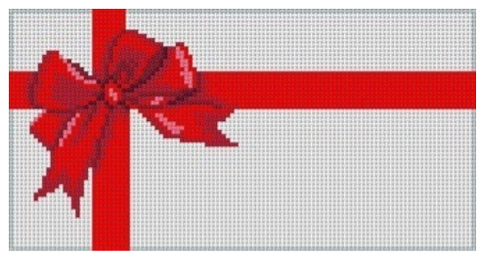 Red Bow Present (Susan Roberts Needlepoint)