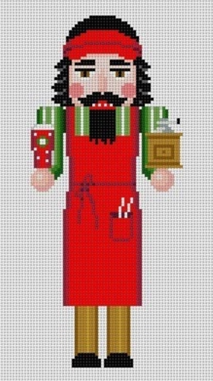 Nutcracker - Barista (Susan Roberts Needlepoint)