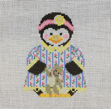 Penguin Girl in Nightie w/Rabbit - 18M (MountainHeir)