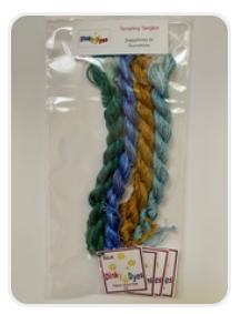 Sapphires in Sunshine Silk Pack (Tempting Tangles)