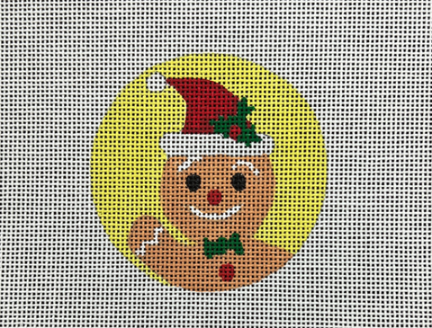 Gingerbread w/Santa Hat Ornament (JT Morrow)