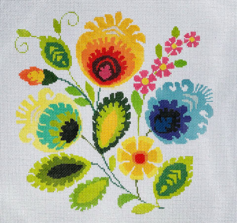 Polish Folk Design - Yellow Flower (KCN Designers)