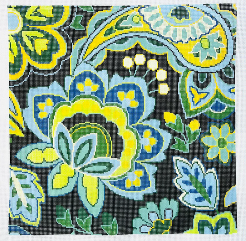 Paisley Floral Blue (KCN Designers)