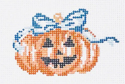 Pumpkin w/Blue Bow (KCN Designers)