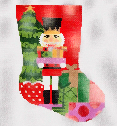 Classic Nutcracker Ornament Sized Stocking (KCN Designers)