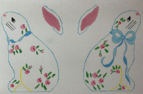 Long Eared Bunny/Rosebuds (Collection Designs)