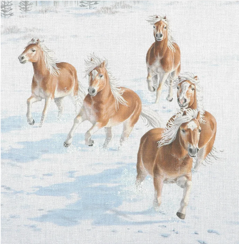 Haflinger Horses (Tapestry Tent)