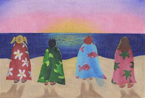 Beach Kids Sunset ( Ashley Dillon-Davis)