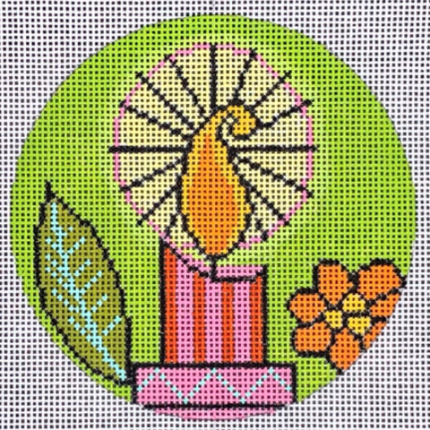 Groovy Christmas Candle Ornament (Eye Candy)