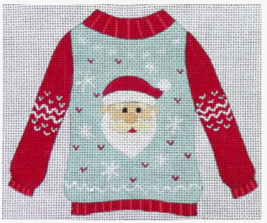 Santa Face Sweater (Love You More)