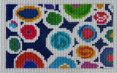 Multi Colored Circles Eyeglass Case (KCN Designers)