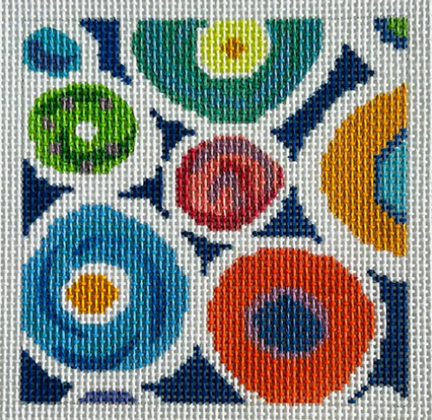 Multi Colored Circles Square (KCN Designers)