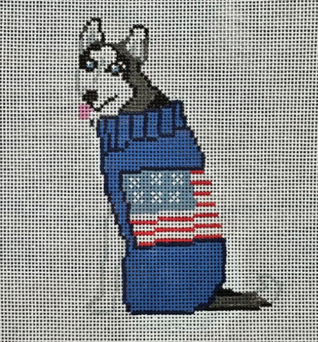 Huskie w/Sweater (Froopy Designs)
