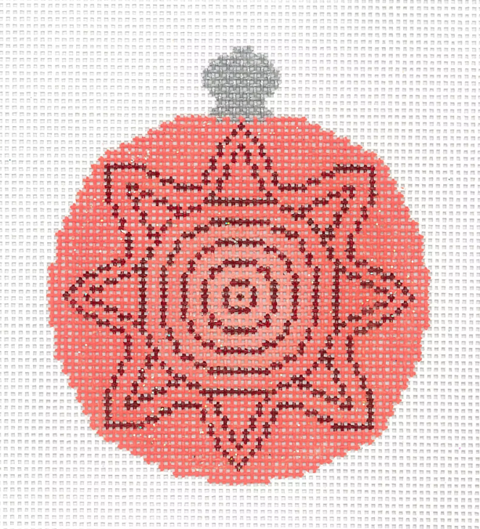 Tangerine Star Ornament (Trubey Designs)