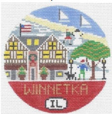 Winnetka, IL Round (Doolittle Stitchery)