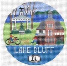 Lake Bluff, IL Round (Doolittle Stitchery)