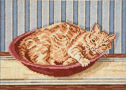 Bowled Over Kitty - 18M (Needle Crossings)