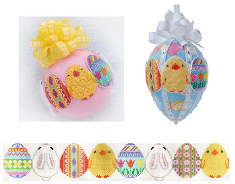 Shape Ornament Band - Chicks and Bunnies (Starke Art Designs)