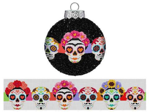 Shape Ornament Band - Sugar Skull (Starke Art Designs)