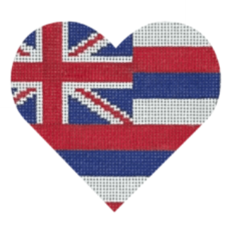 Hawaii Flag Heart (Pepperberry Designs)