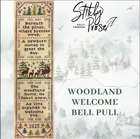 Woodland Welcome Bell Pull (Stitchy Prose)
