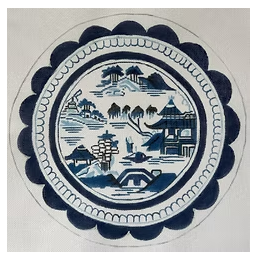 Blue Willow Fluted Bowl (Jean Smith)