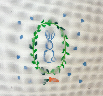 Blue Bunny Wreath (Camilla Moss)