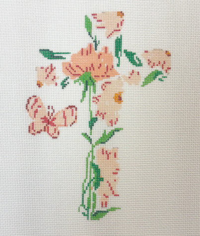 Floral Cross 11 (Camilla Moss)