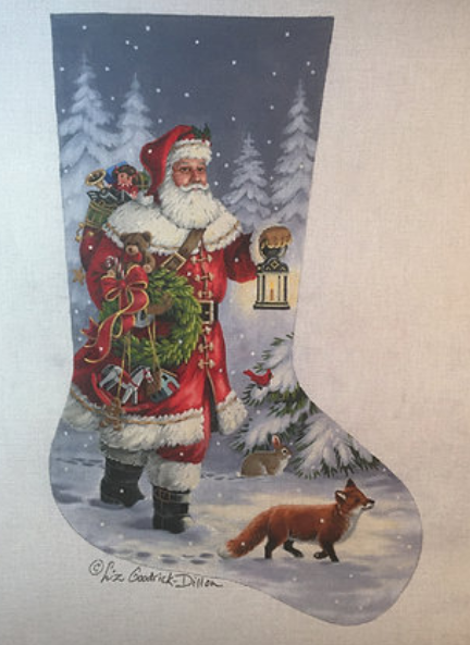 Lantern Woodland Walk Stocking - 13M (Liz Goodrick-Dillon)