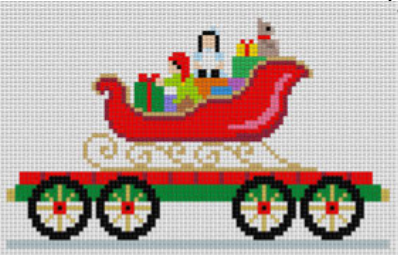 NP Express - Sleigh (Susan Roberts Needlepoint)