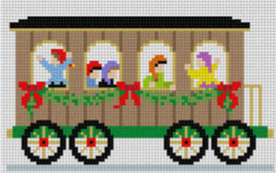 NP Express - Elves (Susan Roberts Needlepoint)