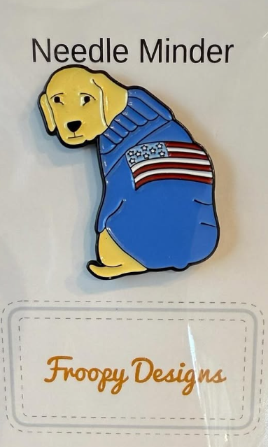 Lab Pup w/Sweater Needleminder (Froopy Designs)