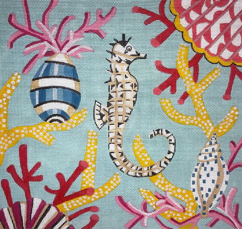 Seahorse and Coral (Alice Peterson)