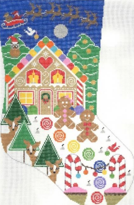 Gingerbread Christmas Stocking (Doolittle Stitchery)