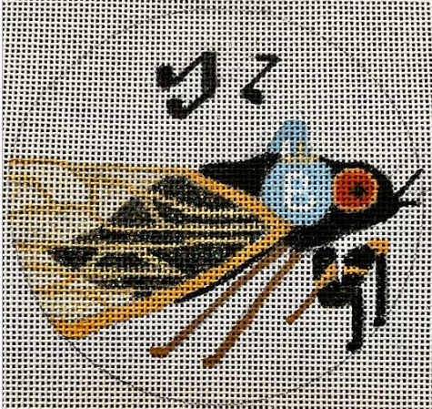 Cicada w/Headphones (Melissa Prince Designs)
