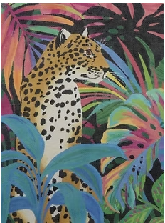 Leopard in the Fronds (Painted Pony Designs)